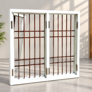Japani Steel Window Frame with Iron Grill – Patna