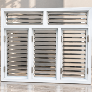 Japani Steel Window Frame with Stainless Steel Grill