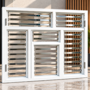 Japani Steel Window Frame with SS 304 Grill