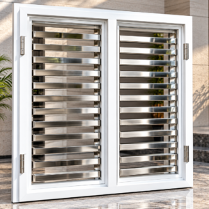 Premium Stainless Steel Louver Window Frame